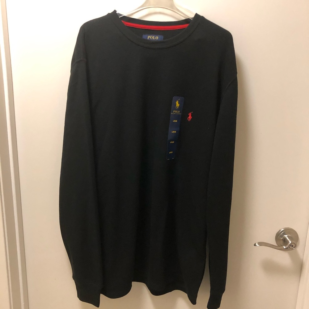 NWT Blue Polo by Ralph Lauren Long Sleeve Shirt, L
